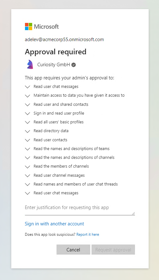 Further changes are only required for apps where you see this consent screen